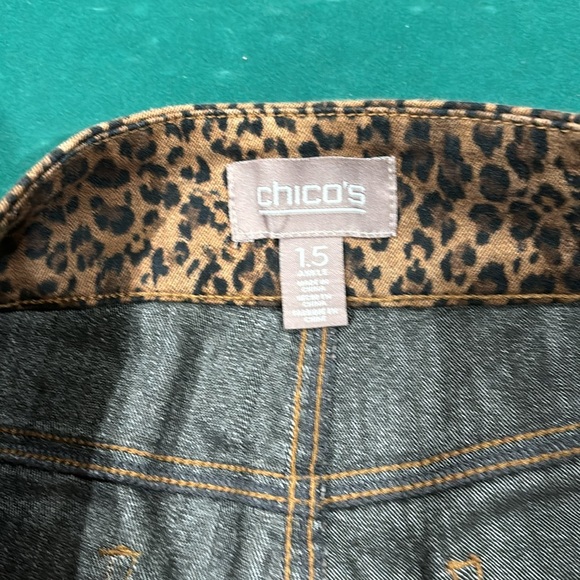 Leopard Chicos Pants - Picture 3 of 4
